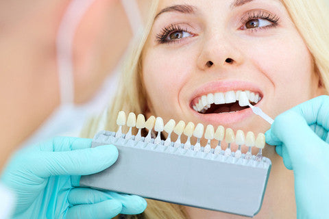 Illustration of dental bonding and sealant application on a tooth